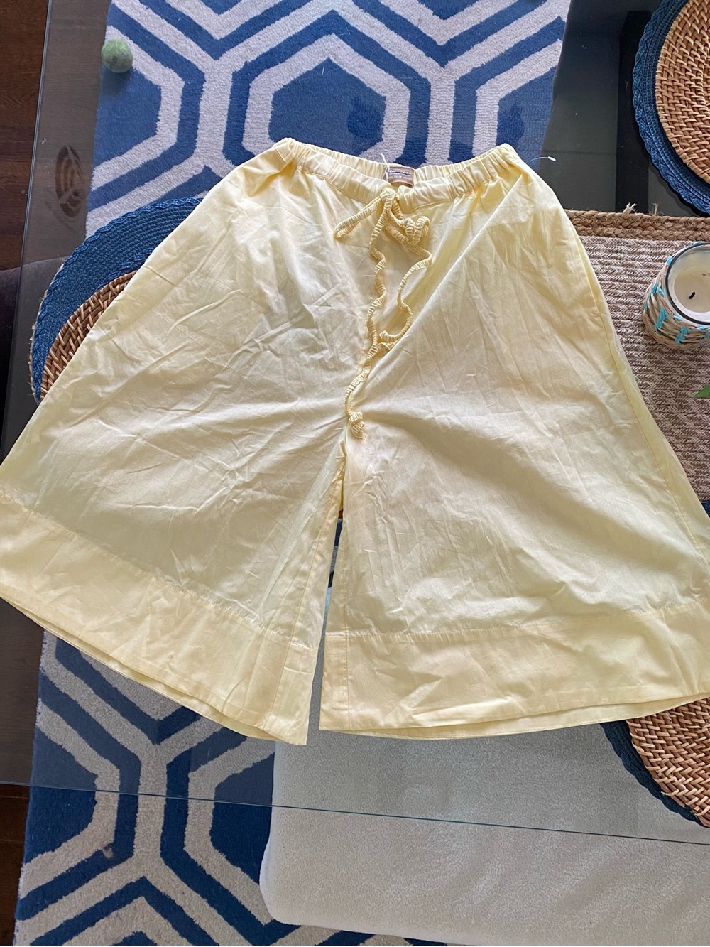FREE PEOPLE Free-Est Yellow Elastic Waist Culottes Pant! ☀️ - Picture 10 of 17